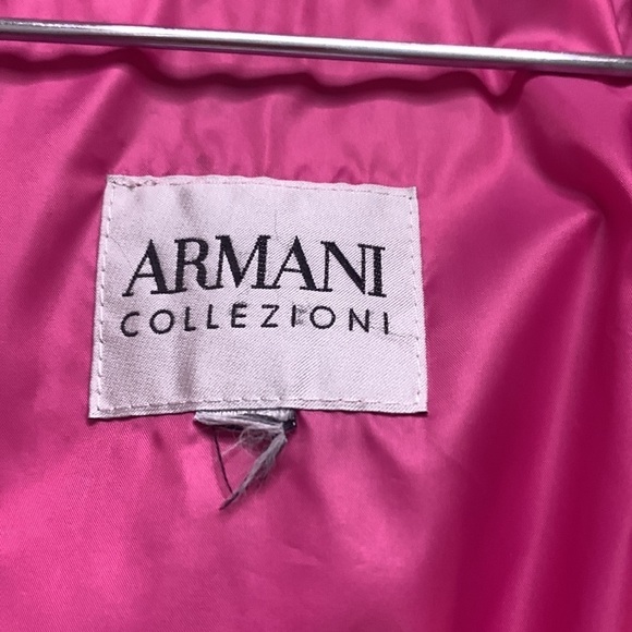 Vintage Armani Collezioni Pink Barbiecore plus size all weather jacket 16 - Picture 9 of 9